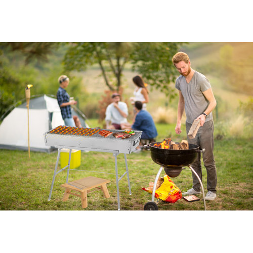 APARTMENTS 31'' W Portable Charcoal Grill Wayfair